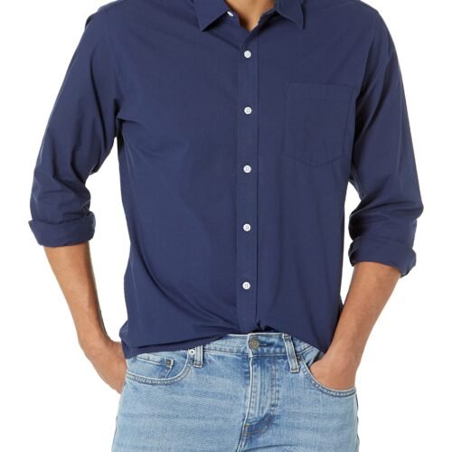 Chemise Poplin Manches Longues Homme