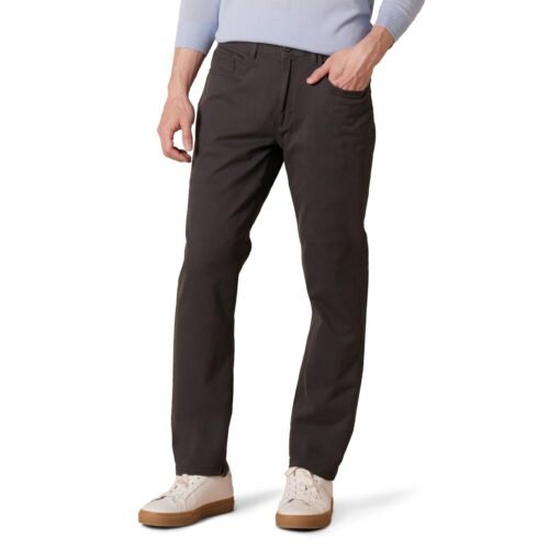 Pantalon Chino Droit Homme Gris