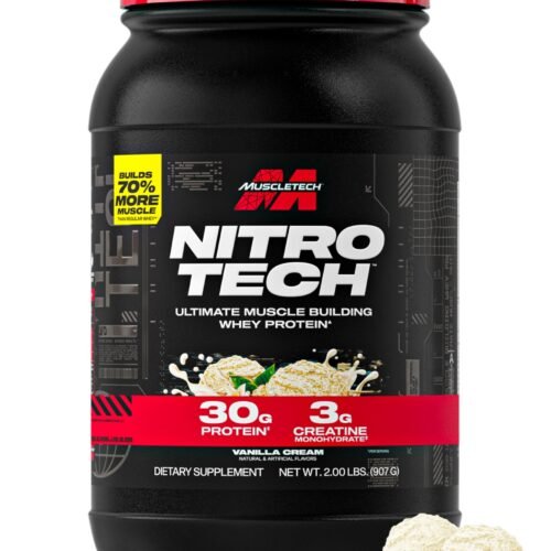 MuscleTech Poudre de Protéine Whey Vanille Crème