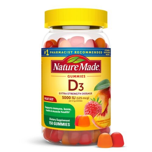 Nature Made Vitamine D3 5000 UI Gommes
