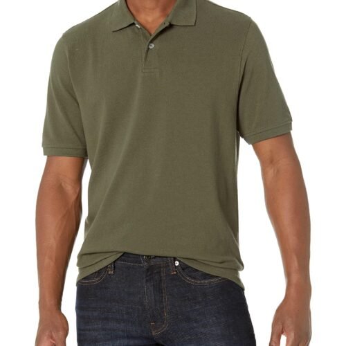 Polo en coton piqué pour homme