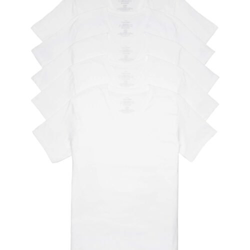 T-shirts de base col V Calvin Klein coton
