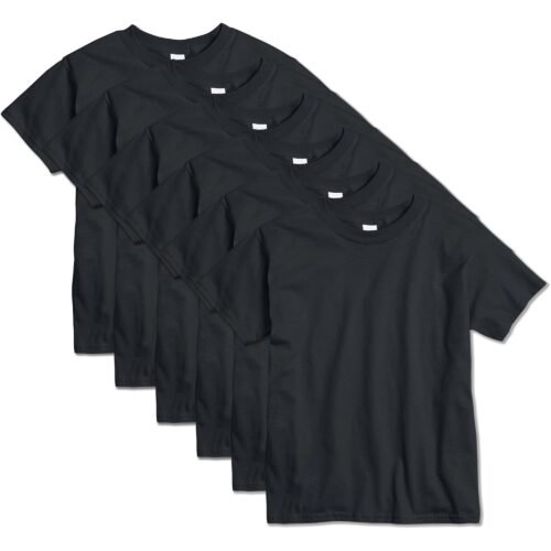 T-shirts noirs Hanes Essentials pour garçons