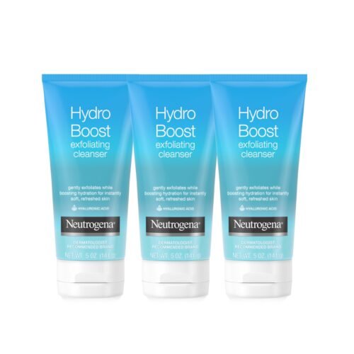 Neutrogena Hydro Boost Nettoyant Exfoliant Pack de 3