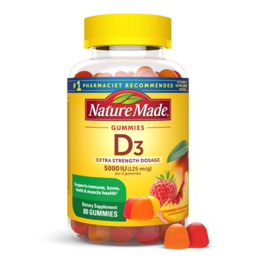 Nature Made فيتامين D3 5000 وحدة دولية