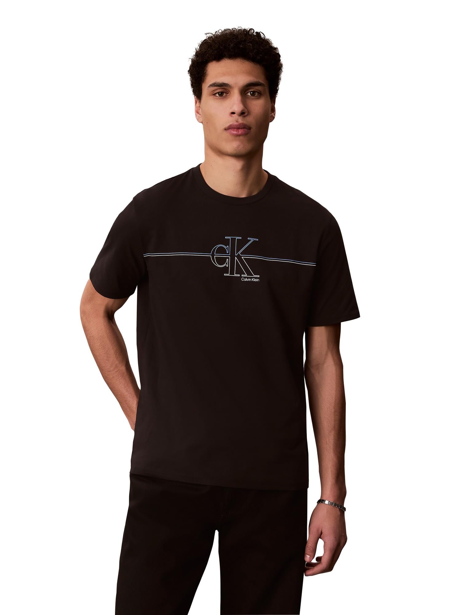 T-shirt Calvin Klein Homme Coupe Classique Noir