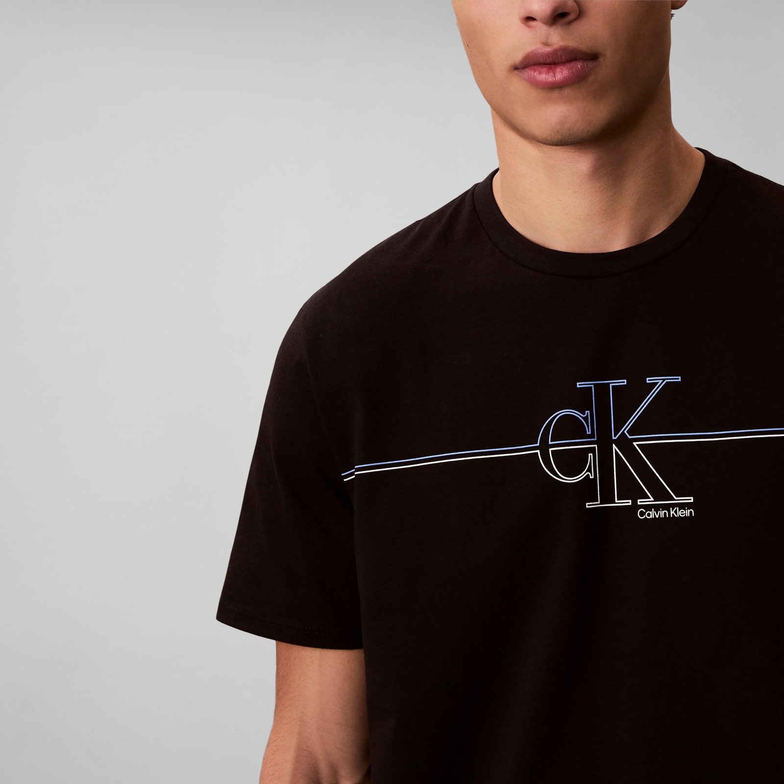T-shirt Calvin Klein Homme Coupe Classique Noir