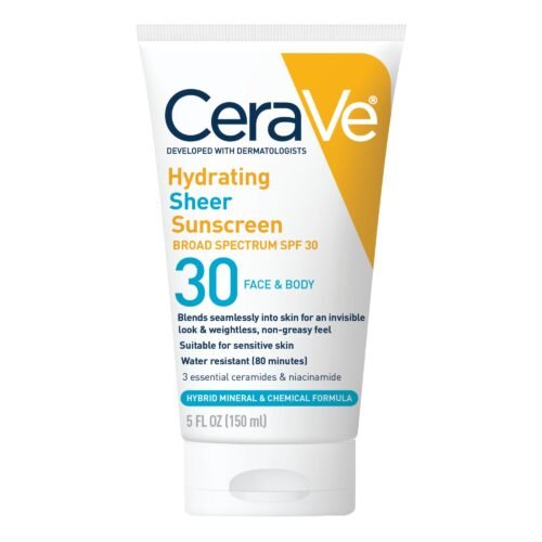 Écran Solaire Hydratant Transparent CeraVe SPF 30