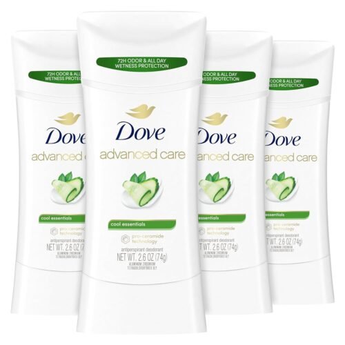 Dove Soins Avancés Cool Essentials Déodorant 4CT