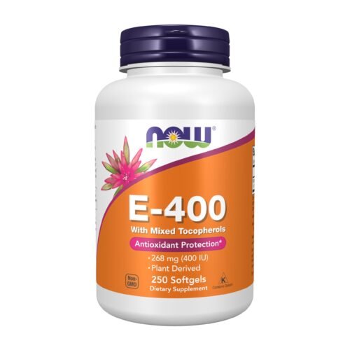 NOW Foods Vitamine E-400 UI Tocophérols Mélangés