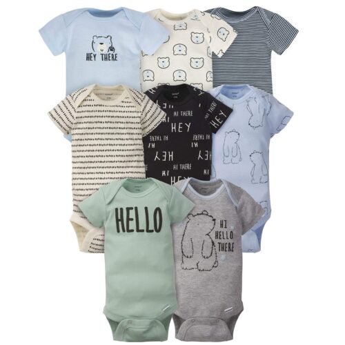 Gerber Baby Boys Onesies T-Shirt Eight Pack