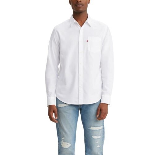 Chemise Levi's Classique Blanche Une Poche