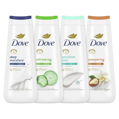 Dove Body Wash Variety Pack Four