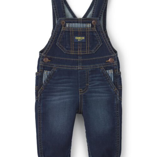 Oshkosh B'Gosh Salopette garçon Bleu Denim Lavage Foncé