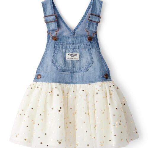 Oshkosh B'Gosh بنطال البنت الأفضل بلون كاروهات أزرق