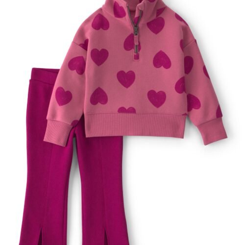 Ensemble 2 Pièces Carter's Fille Cœur Rouge